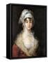 Actress Antonia De Zarate-Francisco de Goya-Framed Stretched Canvas