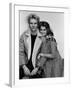 Actress Brooke Shields and Musician Sting-null-Framed Premium Photographic Print