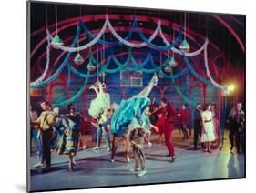 Actress Carol Lawrence Et Al in Dance Scene from Broadway Musical "West Side Story"-Hank Walker-Mounted Photographic Print