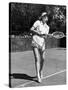 Actress Carol Lombard Stunningly Gorgeous in Tennis Togs on Court During Game-Alfred Eisenstaedt-Stretched Canvas