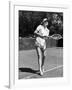 Actress Carol Lombard Stunningly Gorgeous in Tennis Togs on Court During Game-Alfred Eisenstaedt-Framed Premium Photographic Print