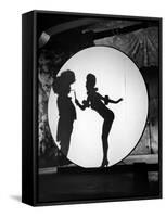 Actress Carole Landis Performing the Flame Dance Sequence for the Movie "Scandal in Paris"-null-Framed Stretched Canvas