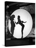 Actress Carole Landis Performing the Flame Dance Sequence for the Movie "Scandal in Paris"-null-Stretched Canvas