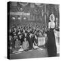 Actress Carole Lombard Performing to Help Sell War Bonds During Rally-Myron Davis-Stretched Canvas
