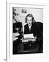 Actress Carole Lombard Typing While Holding Pencil Firmly in Her Mouth-Rex Hardy Jr.-Framed Premium Photographic Print