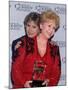 Actress Carrie Fisher Hugging Mother, Entertainer Debbi Reynolds, at American Comedy Awards-Mirek Towski-Mounted Premium Photographic Print