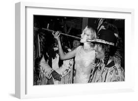 Actress Carroll Baker at the Premiere of the Film "Cheyenne Autumn", Paris, 29 October 1964-null-Framed Photo