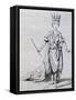 Actress Constance Tessier in Role of Joash in Athalie-Jean Racine-Framed Stretched Canvas