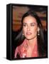 Actress Demi Moore at Debut of Talk Magazine at Liberty Island-Dave Allocca-Framed Stretched Canvas