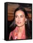 Actress Demi Moore at Debut of Talk Magazine at Liberty Island-Dave Allocca-Framed Stretched Canvas