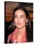 Actress Demi Moore at Debut of Talk Magazine at Liberty Island-Dave Allocca-Stretched Canvas