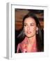 Actress Demi Moore at Debut of Talk Magazine at Liberty Island-Dave Allocca-Framed Premium Photographic Print