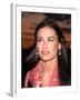Actress Demi Moore at Debut of Talk Magazine at Liberty Island-Dave Allocca-Framed Premium Photographic Print