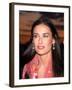 Actress Demi Moore at Debut of Talk Magazine at Liberty Island-Dave Allocca-Framed Premium Photographic Print