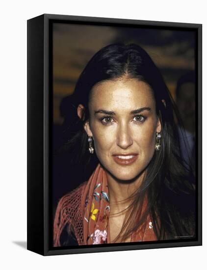 Actress Demi Moore at Talk Magazine Launch Party-Dave Allocca-Framed Stretched Canvas