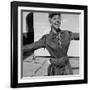 Actress Doris Day in Costume on the Set of "Calamity Jane"-Ed Clark-Framed Premium Photographic Print