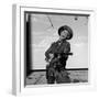 Actress Doris Day in Costume on the Set of "Calamity Jane"-Ed Clark-Framed Premium Photographic Print