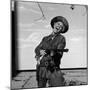 Actress Doris Day in Costume on the Set of "Calamity Jane"-Ed Clark-Mounted Premium Photographic Print