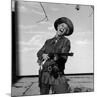 Actress Doris Day in Costume on the Set of "Calamity Jane"-Ed Clark-Mounted Premium Photographic Print