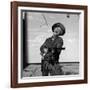 Actress Doris Day in Costume on the Set of "Calamity Jane"-Ed Clark-Framed Premium Photographic Print