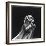 Actress Elizabeth Taylor Displaying Her Diamonds, Bought from Cartiers-Yale Joel-Framed Premium Photographic Print