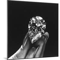 Actress Elizabeth Taylor Displaying Her Diamonds, Bought from Cartiers-Yale Joel-Mounted Premium Photographic Print