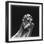 Actress Elizabeth Taylor Displaying Her Diamonds, Bought from Cartiers-Yale Joel-Framed Photographic Print