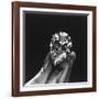 Actress Elizabeth Taylor Displaying Her Diamonds, Bought from Cartiers-Yale Joel-Framed Photographic Print