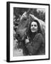 Actress Elizabeth Taylor with Saddle Horse After Her Smash Movie Debut in "National Velvet"-Peter Stackpole-Framed Premium Photographic Print