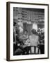 Actress Geraldine Page backstage of "Midsummer" surrounded by telegrams and flowers-Alfred Eisenstaedt-Framed Premium Photographic Print