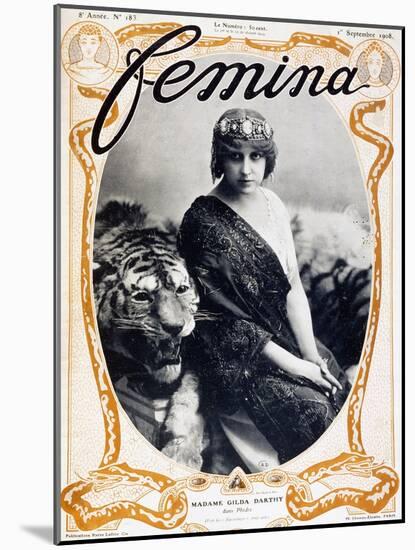 Actress Gilda Darty in Title Role of Phaedra-Jean Racine-Mounted Giclee Print