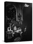Actress Gloria Swanson and William Holden in Scene from "Sunset Boulevard"-null-Stretched Canvas