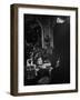 Actress Gloria Swanson and William Holden in Scene from "Sunset Boulevard"-null-Framed Photographic Print