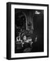 Actress Gloria Swanson and William Holden in Scene from "Sunset Boulevard"-null-Framed Photographic Print