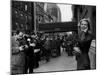 Actress Grace Kelly in Casual Pose with Armful of Roses Standing on Sidewalk During Shopping Trip-Lisa Larsen-Mounted Premium Photographic Print