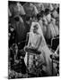 Actress Grace Kelly in Gorgeous Wedding Gown Praying During Her Wedding to Prince Rainier-Thomas D^ Mcavoy-Mounted Premium Photographic Print