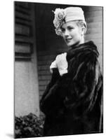 Actress Grace Kelly Posing Outside Her Apartment Building Before Leaving for Monaco-Lisa Larsen-Mounted Premium Photographic Print