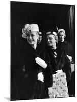 Actress Grace Kelly with Mother, Mrs. John D. Kelly and Sister Before Leaving for Wedding in Monaco-Lisa Larsen-Mounted Premium Photographic Print