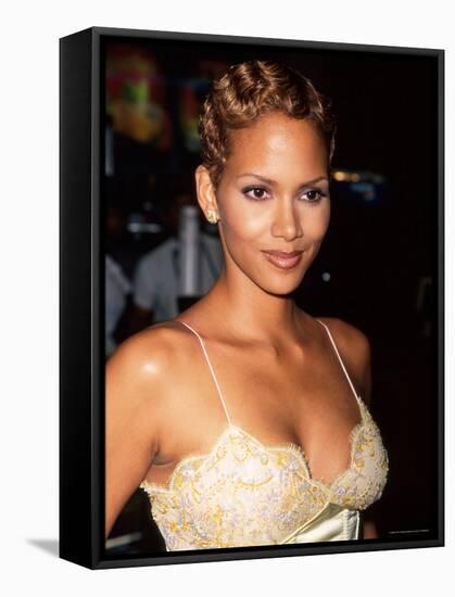 Actress Halle Berry at Screening of Her HBO Television Film "Dorothy Dandridge"-Marion Curtis-Framed Stretched Canvas
