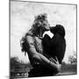 Actress Irish McCalla, Sheena Queen of the Jungle, Kissing Her Chimpanzee Co-star-Loomis Dean-Mounted Premium Photographic Print