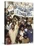 Actress Jane Fonda and Ralph Abernathy Joining Together for a Welfare Rights March-Bill Ray-Stretched Canvas