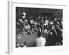 Actress Jane Fonda Discussing Vietnam War W. Whittier College Students-null-Framed Premium Photographic Print