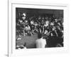 Actress Jane Fonda Discussing Vietnam War W. Whittier College Students-null-Framed Premium Photographic Print