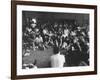 Actress Jane Fonda Discussing Vietnam War W. Whittier College Students-null-Framed Premium Photographic Print