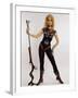 Actress Jane Fonda Wearing Space Age Costume for Title Role in Roger Vadim's Film "Barbarella"-Carlo Bavagnoli-Framed Premium Photographic Print