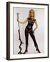 Actress Jane Fonda Wearing Space Age Costume for Title Role in Roger Vadim's Film "Barbarella"-Carlo Bavagnoli-Framed Premium Photographic Print