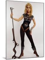 Actress Jane Fonda Wearing Space Age Costume for Title Role in Roger Vadim's Film "Barbarella"-Carlo Bavagnoli-Mounted Premium Photographic Print