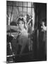 Actress Jeanne Moreau During Filming of "Viva Maria"-Ralph Crane-Mounted Premium Photographic Print
