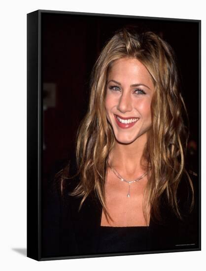 Actress Jennifer Aniston-Dave Allocca-Framed Stretched Canvas