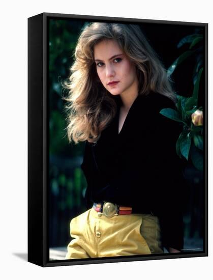 Actress Jennifer Jason Leigh-David Mcgough-Framed Stretched Canvas